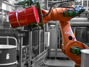 Robotics - multi axis robot for drum lifting
